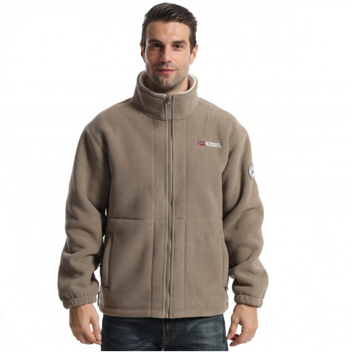 Herren Weiche Fleecejacke mit Reißverschluss Drune