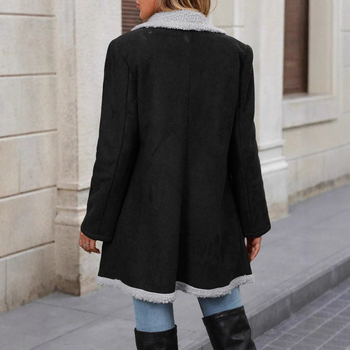 Damen Elegante und bequeme Teddyfelljacke