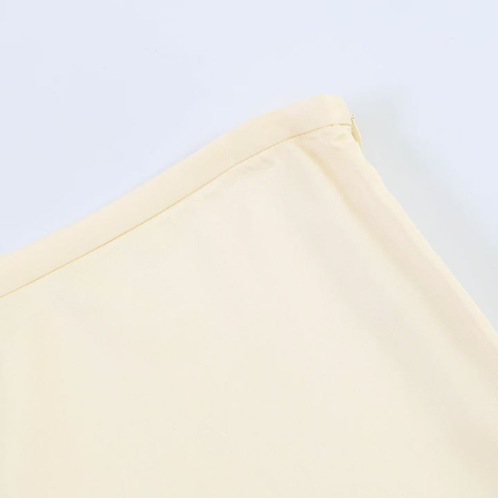 Damen eleganter plissierter Culotte-Rock mit zarten Spitzenakzenten Drune