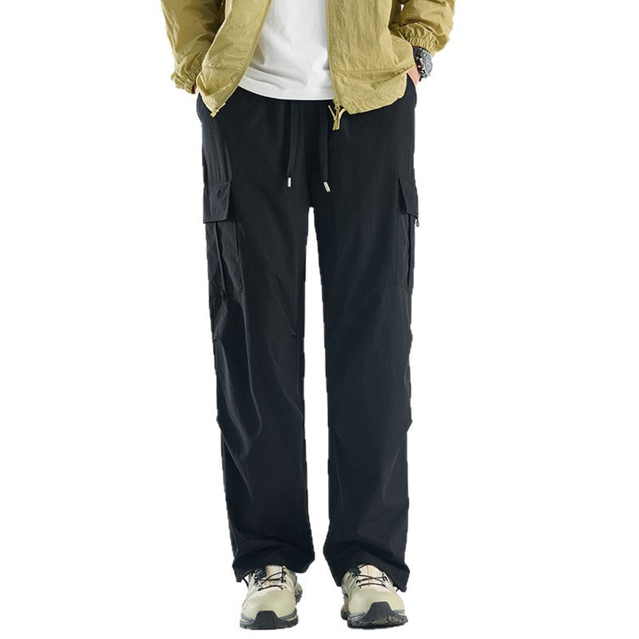 Herren Breite Tech‑Cargo‑Hose mit Utility‑Taschen und verstellbarem Bund Drune