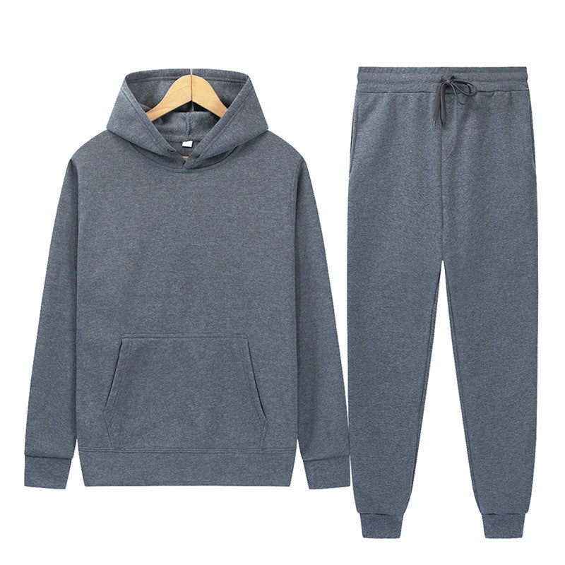 Damen Kapuzenpullover und Jogginghose-Set aus hochwertigem Baumwollmix Drune