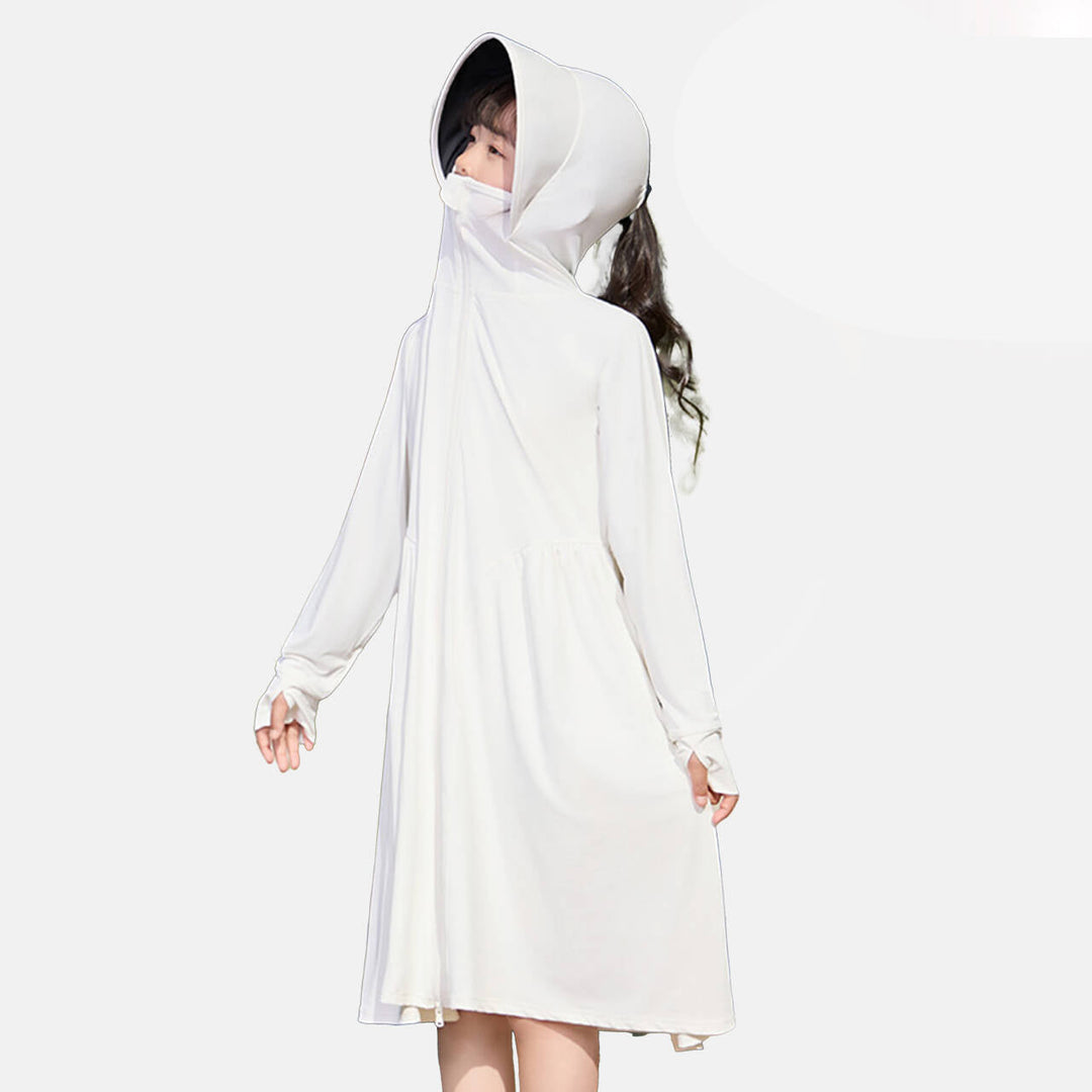 Damen atmungsaktive UV-Schutzjacke mit hohem Kragen Drune