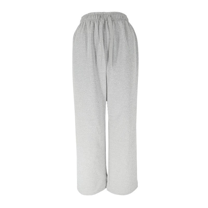 Damen Bequeme Freizeithose mit elastischem Taillenzug und weitem Bein Drune