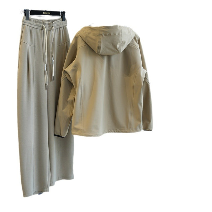 Damen Modische Übergangsjacke mit Stehkragen und praktischen Taschen Drune
