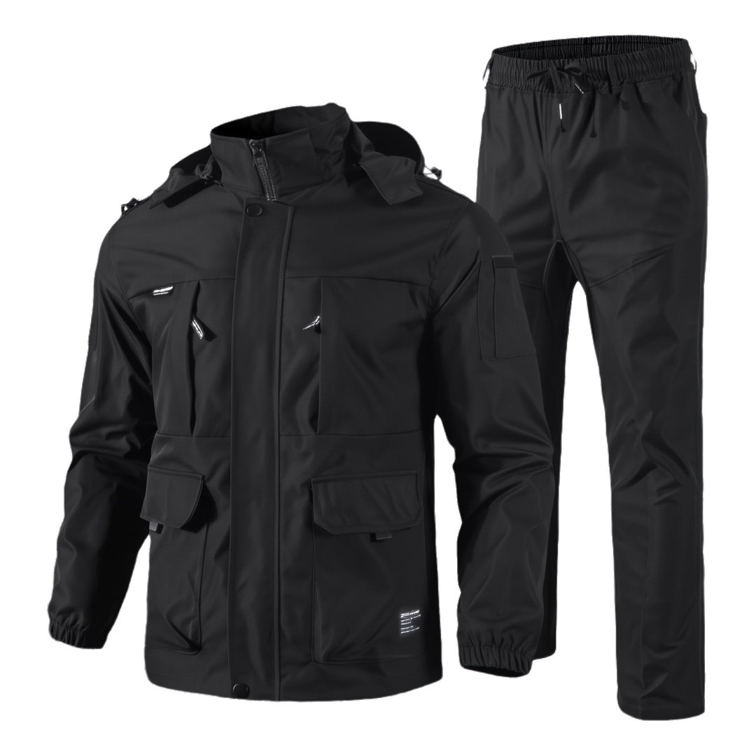 Herren Multifunktionale Outdoor-Jacke mit integrierter Funktionshose Drune