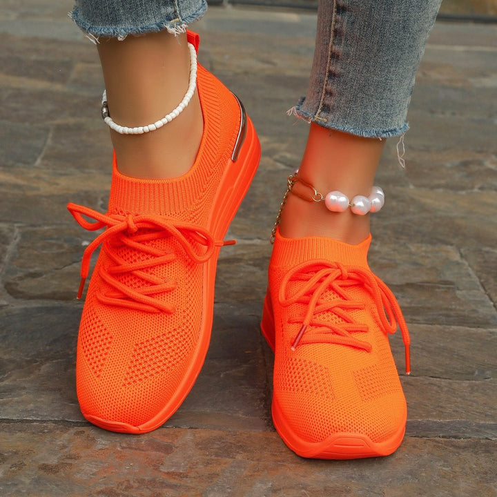 Damen Sportliche Sneaker mit innovativem Strickdesign Drune