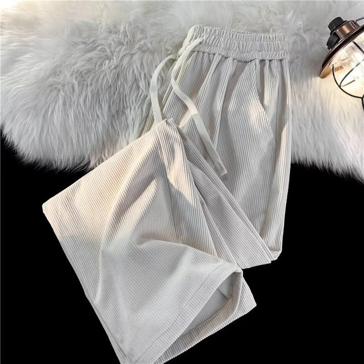 Damen Bequeme Cord-Hose Drune