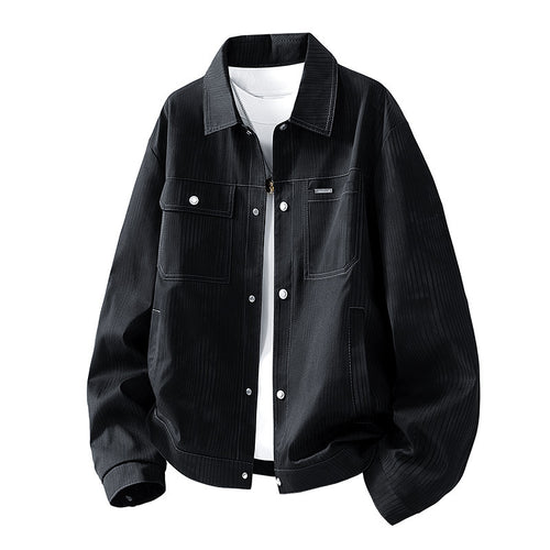 Herren Modische Overshirt-Jacke Drune
