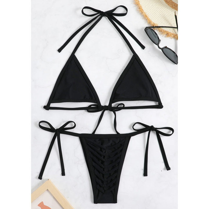 Damen Triangel-Bikini mit raffinierten Schnürdetails Drune