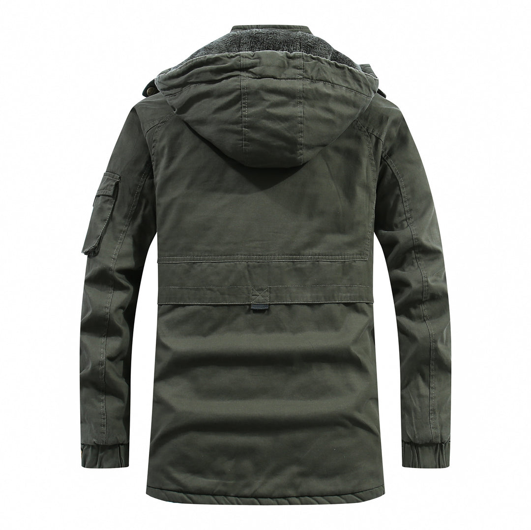 Herren Funktionale Winterjacke mit Kapuze Drune