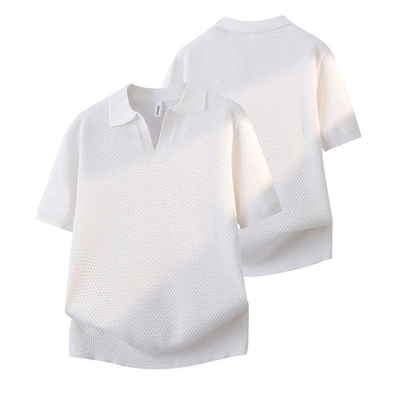 Damen Modisches Strickoberteil mit Halbrohrkragen Drune