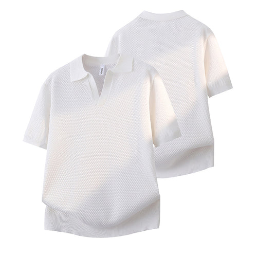 Damen Modisches Strickoberteil mit Halbrohrkragen Drune