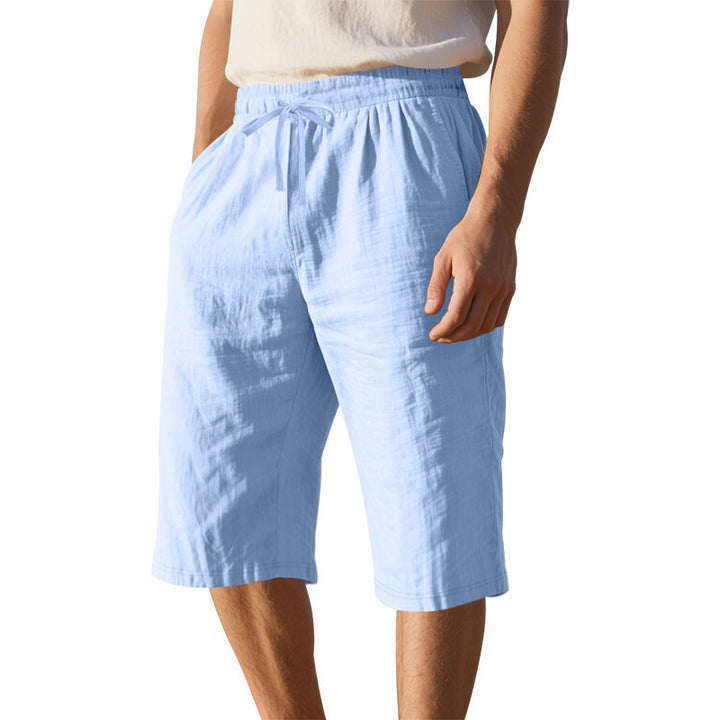 Herren leichte Freizeithose mit elastischem Bund und praktischen Taschen Drune