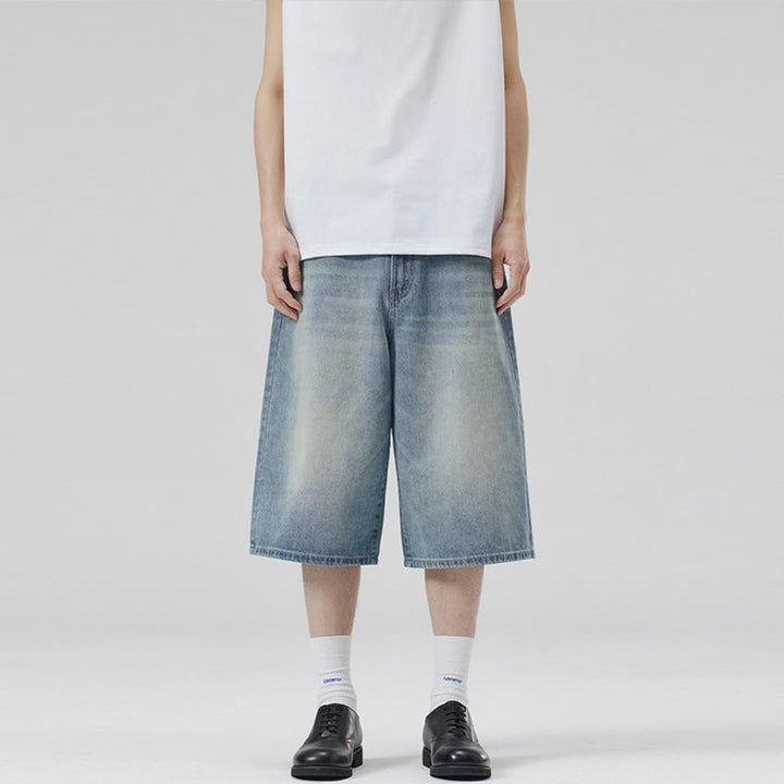 Damen Weite Denim-Culotte im lässigen Schnitt Drune