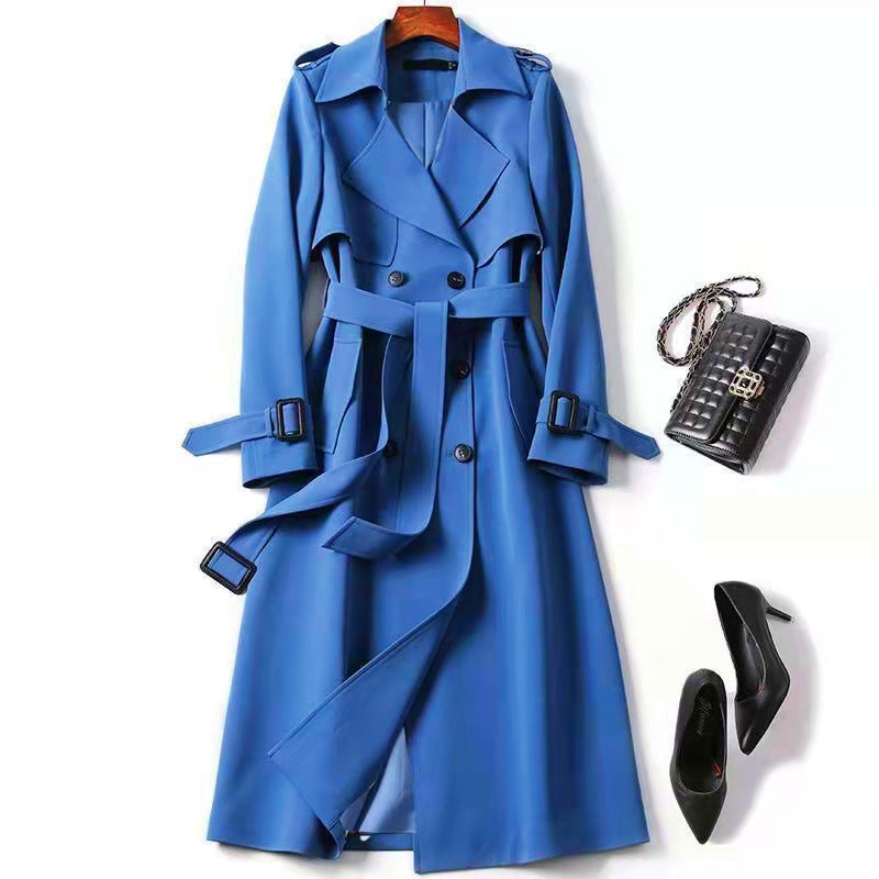 Warmer Damen Trenchcoat Elegant | Drune