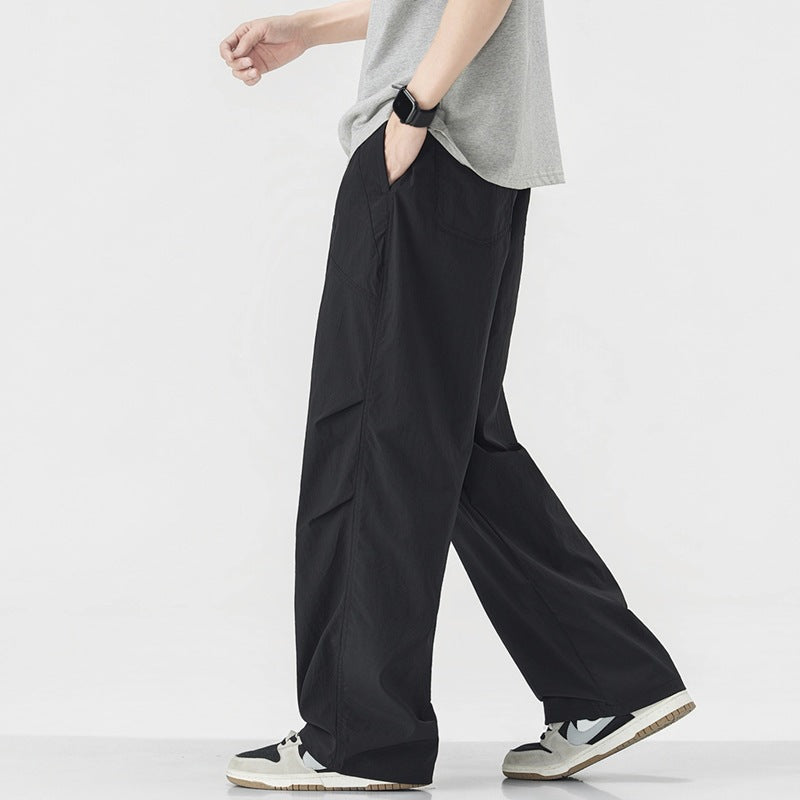Herren Weit geschnittene Urban Utility-Hose Drune