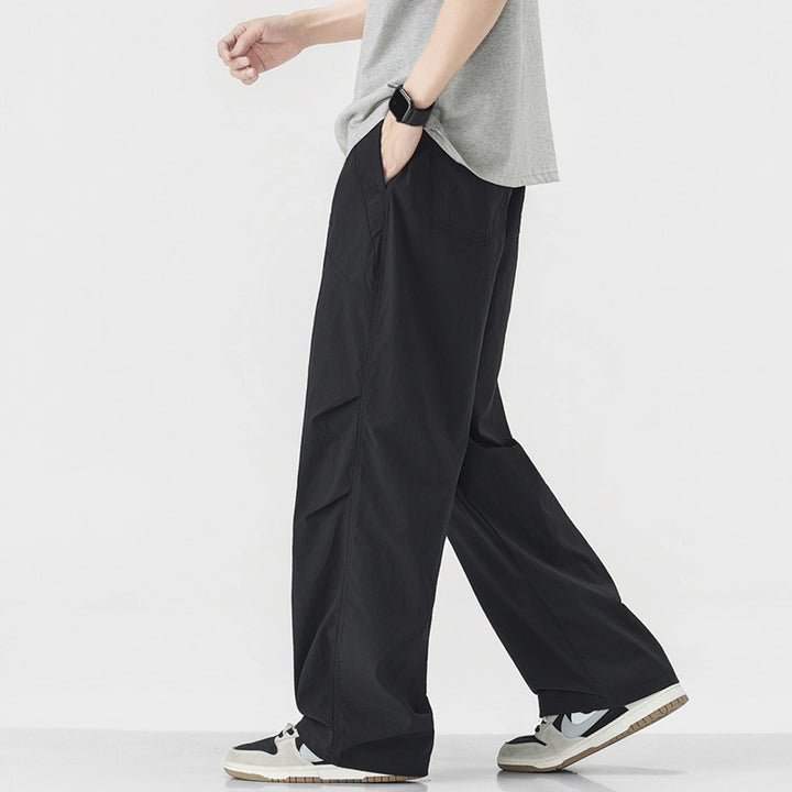 Herren Weit geschnittene Urban Utility-Hose Drune