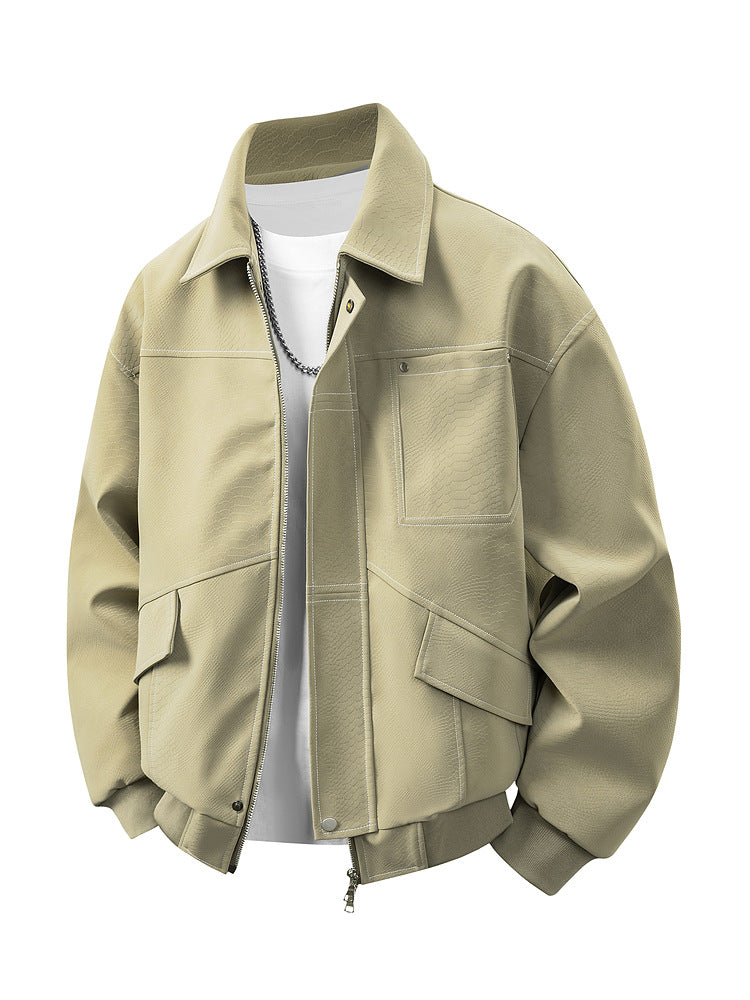 Herren Modische Freizeitjacke mit praktischen Taschen Drune