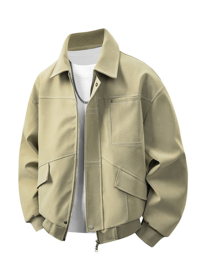 Herren Modische Freizeitjacke mit praktischen Taschen Drune