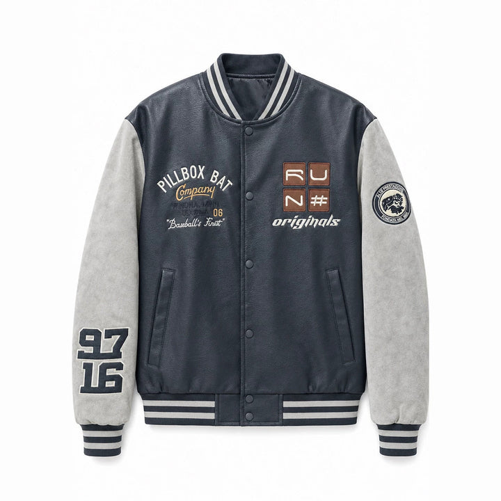 Herren Modische Baseballjacke Drune