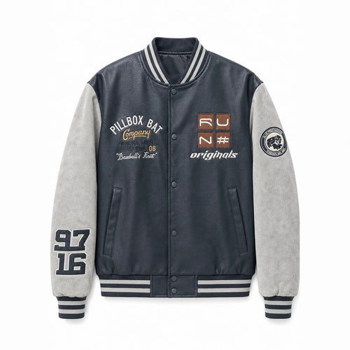 Herren Modische Baseballjacke Drune