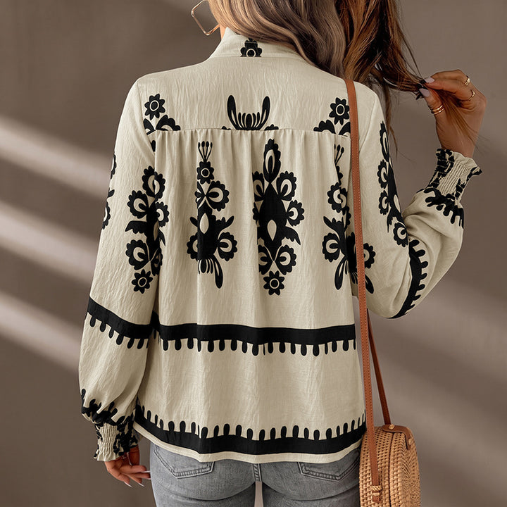 Damen Boho-Chic Bluse Drune