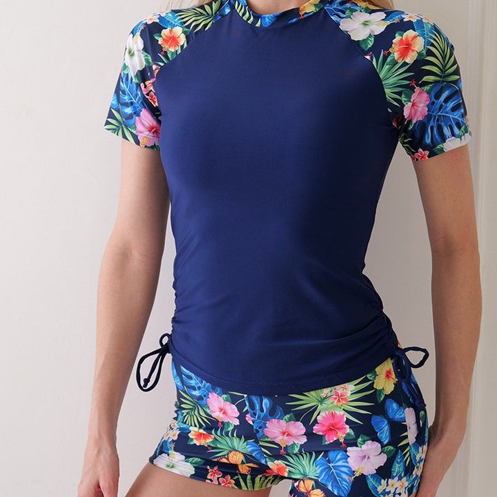 Damen Sportliches Surf-Set mit floralem Design Drune