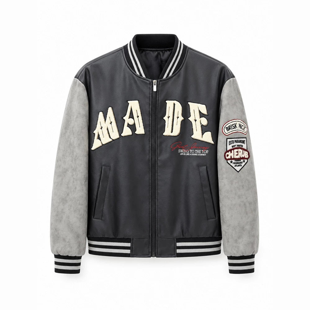 Damen Modische Freizeit-Bomberjacke Drune