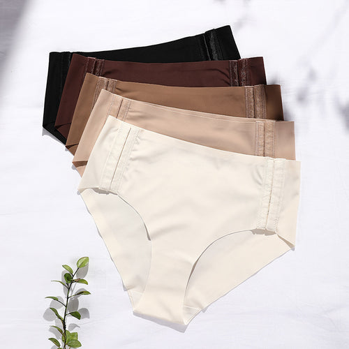 Damen High-Waist Bikiniunterhose mit seitlichen Stützelementen und komfortablem Schnitt Drune