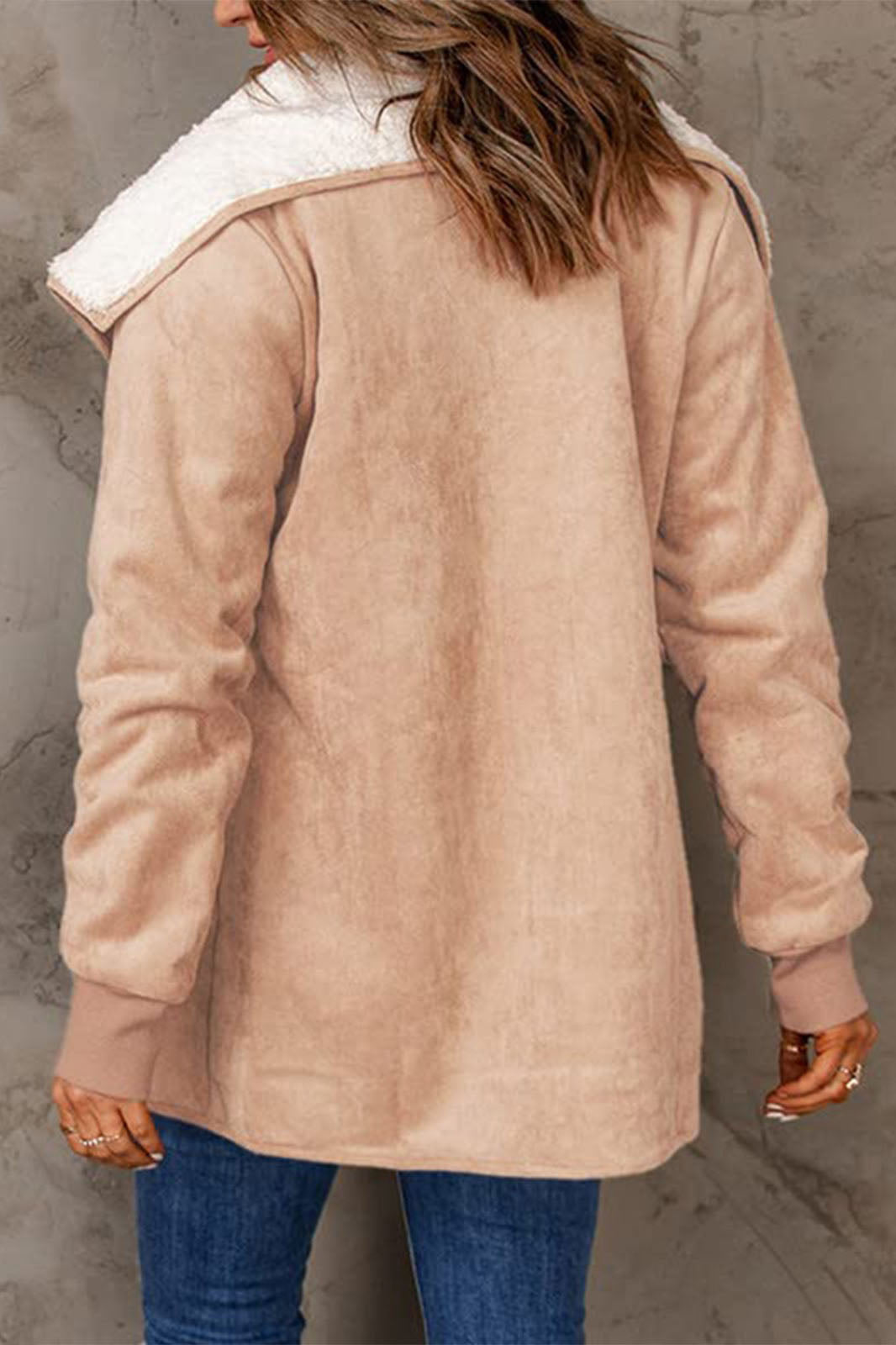Drune | Revers Wildleder und Schafswolle Thermojacke