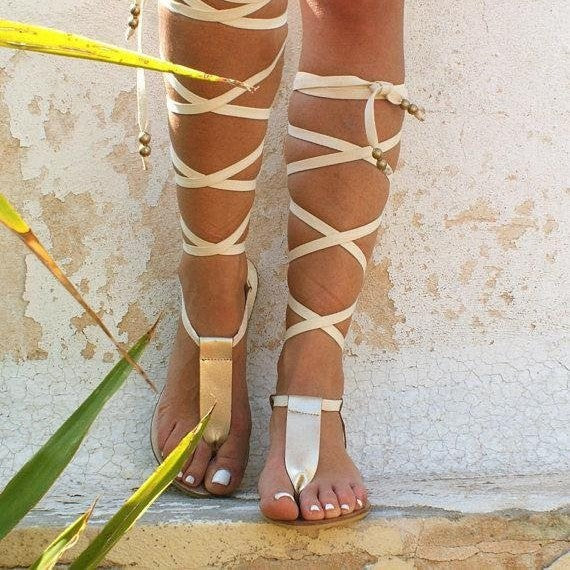 Damen Gladiator Sandalen Drune