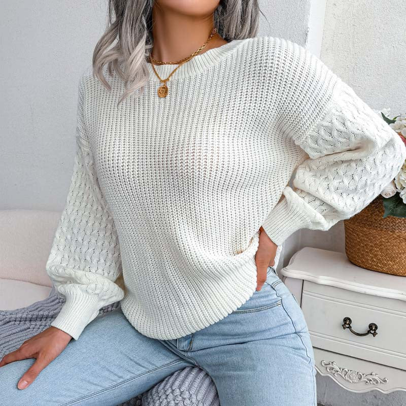 Drune | Einfarbige Strickpullover