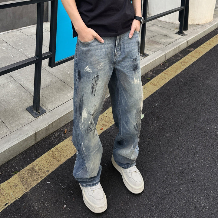 Herren Modische Baggy Jeans Drune
