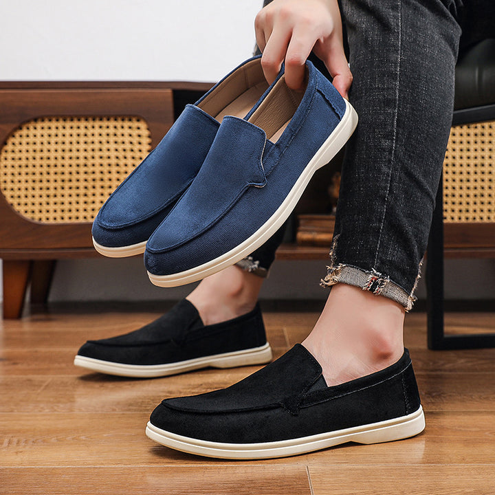 Herren Elegante Slipper aus hochwertigem Wildleder