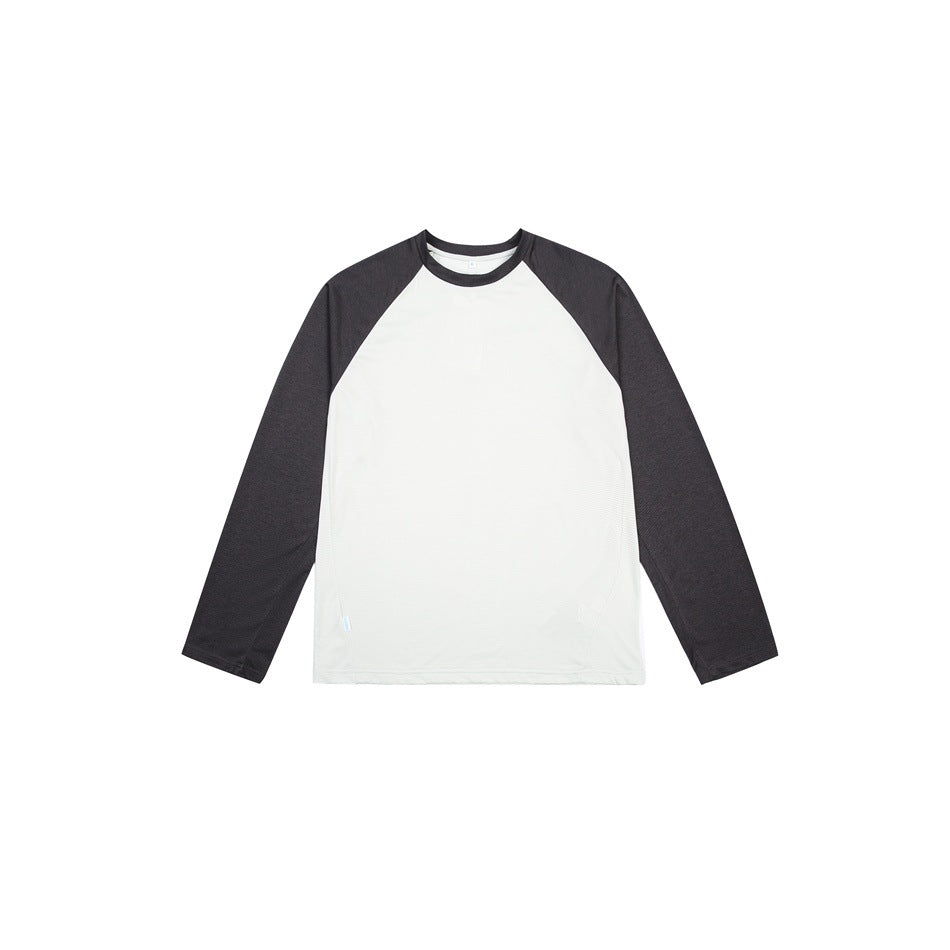 Unisex Raglan-Langarmshirt aus leichter Baumwollmischung mit Waffelstruktur Drune