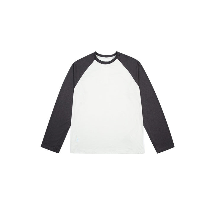 Unisex Raglan-Langarmshirt aus leichter Baumwollmischung mit Waffelstruktur Drune
