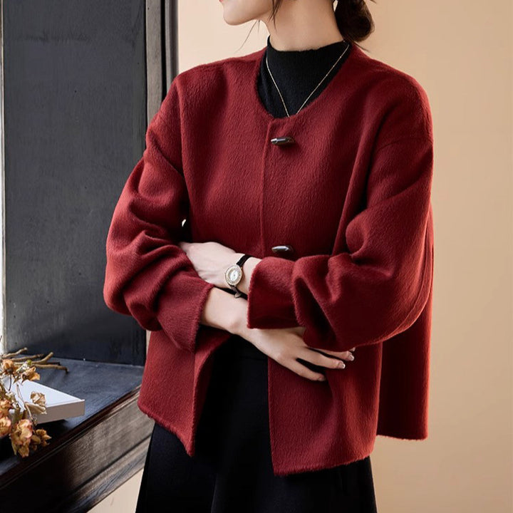 Damen Modische und elegante Strickjacke Drune