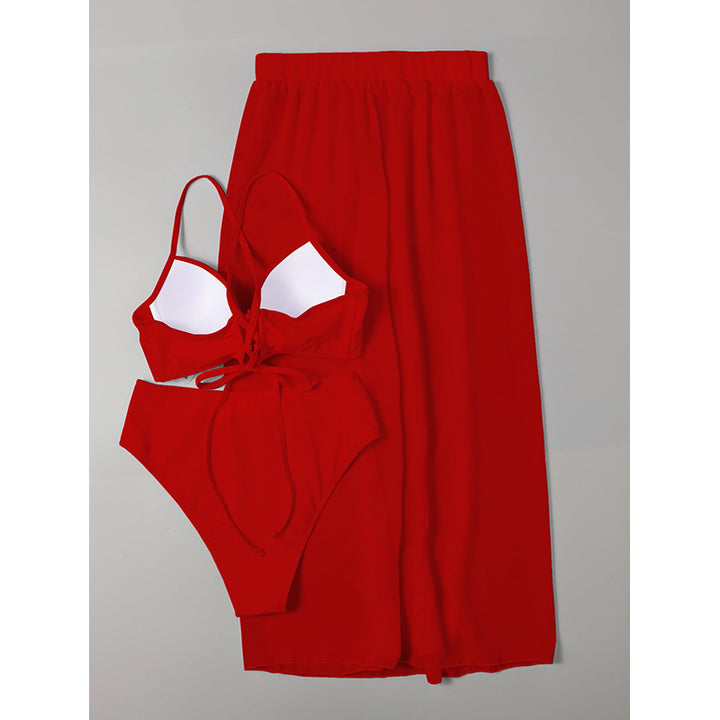 Damen Bikiniset mit elegantem Wickelrock Drune