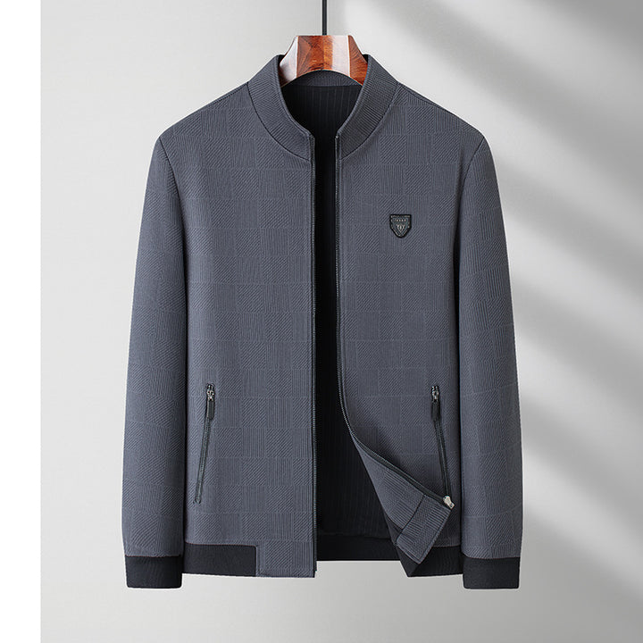 Herren lässige Übergangsjacke mit strukuriertem Design und praktischen Taschen Drune
