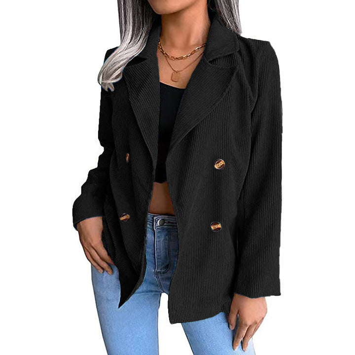 Drune | Damen Baumwolljacke Doppelknopfverschluss