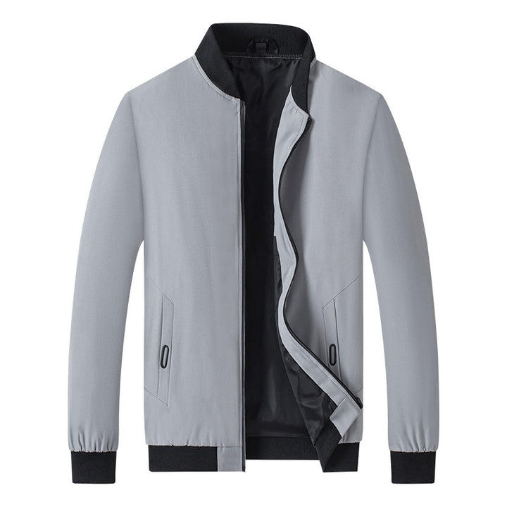 Herren Modische Übergangsjacke mit elastischen Bündchen Drune