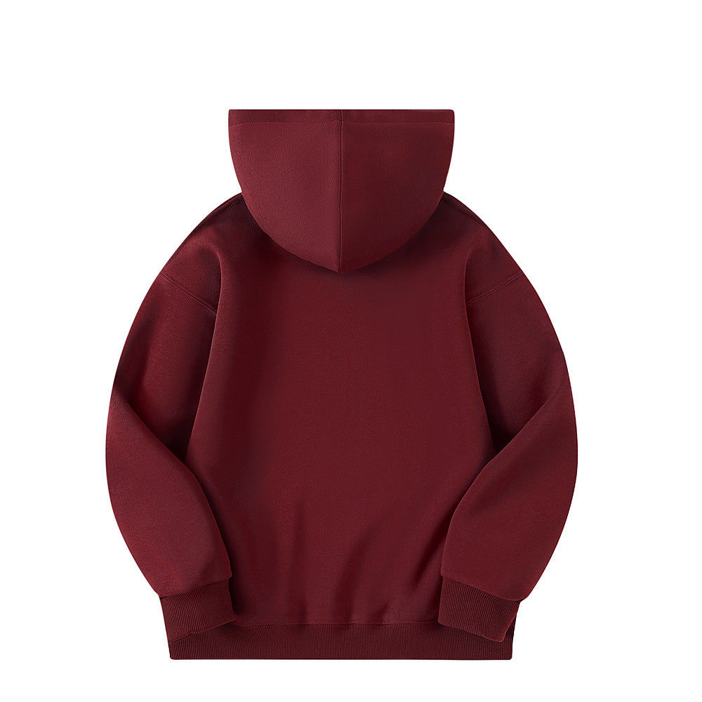 Unisex Minimalistischer Oversize-Kapuzenpullover mit French‑Terry-Qualität und verstärkten Nähten Drune