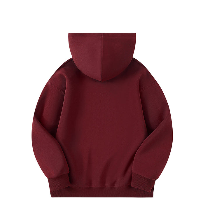 Unisex Minimalistischer Oversize-Kapuzenpullover mit French‑Terry-Qualität und verstärkten Nähten Drune