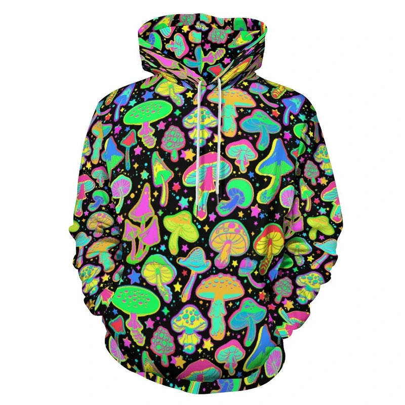 Damen Trendiger Kapuzenpullover mit kreativen Farbverlauf Drune