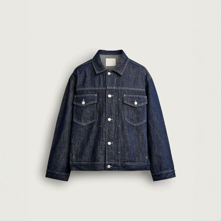 Herren Boxy-Jeansjacke aus Denim mit überschnittener Schulter Drune