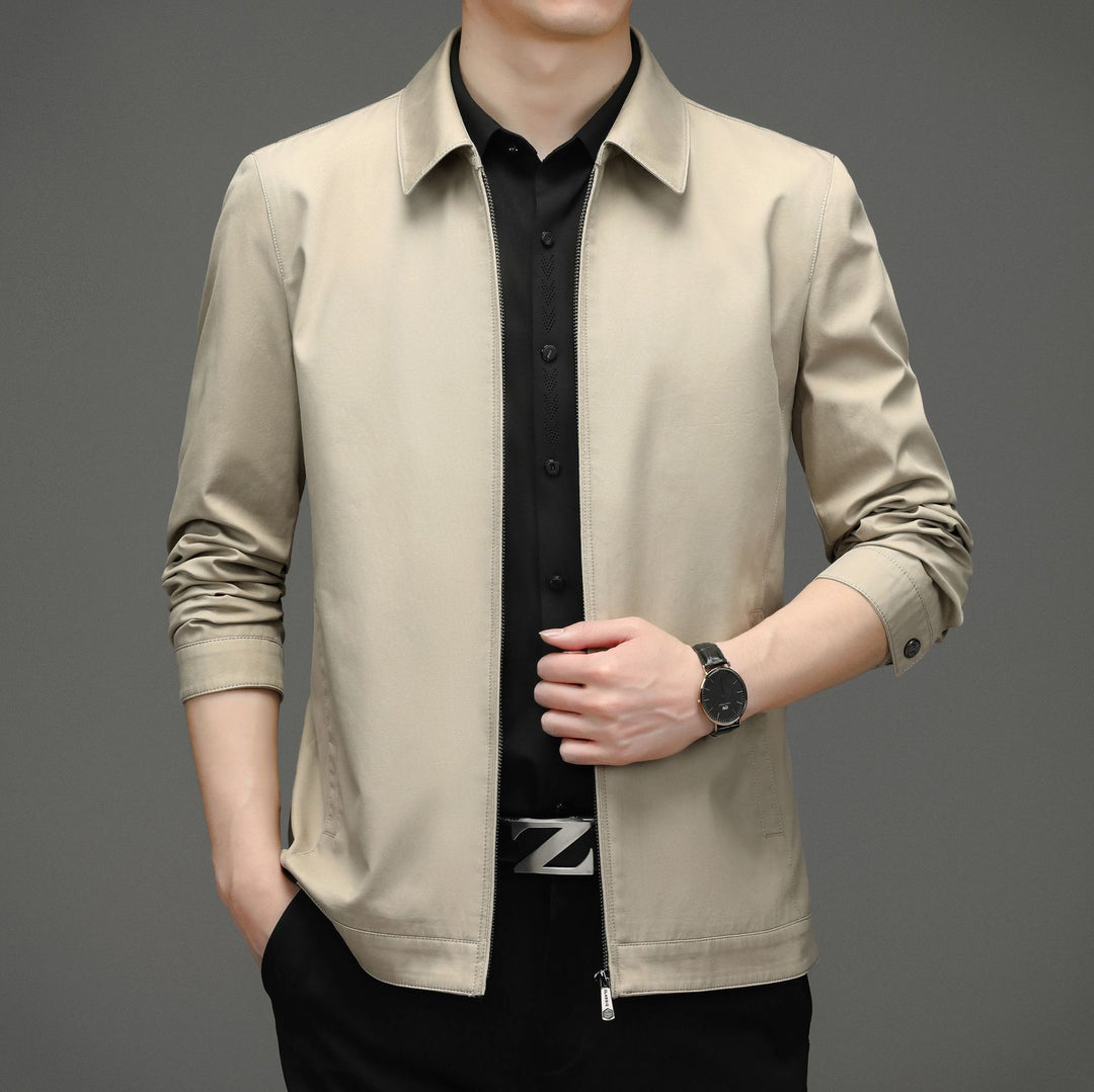 Herren elegante Blousonjacke mit praktischen Taschen und modernem Schnitt Drune