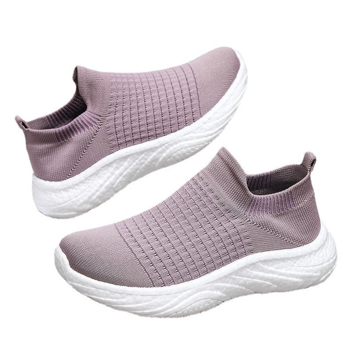 Herren Slip-On Atmungsaktive Strick-Sneaker Drune