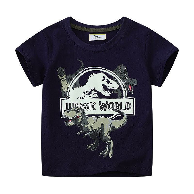 Jungen T-Shirt mit leuchtendem Dinosaurier-Motiv Drune