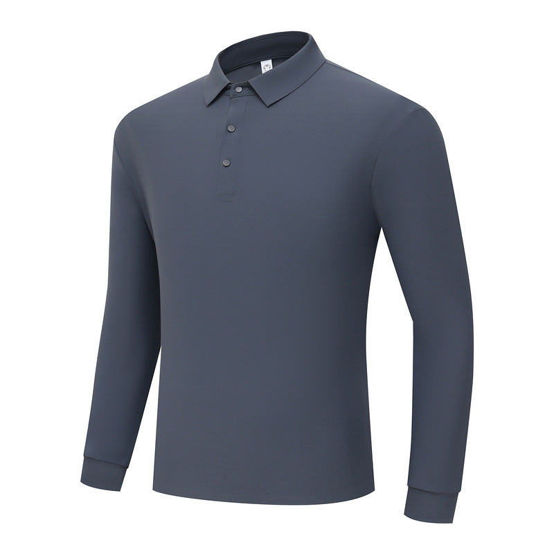 Herren Longsleeve Poloshirt Drune