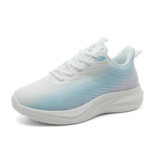 Damen sportliche Leichtgewicht Sneakers mit atmungsaktiver Obermaterialstruktur Drune
